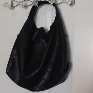Furla Black Leather Shoulder Bag